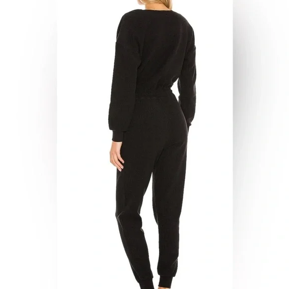 L Space‎ Black Ribbed Coastin Jumpsuit - Picture 2 of 8